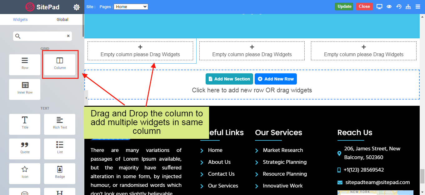 Drag And Drop Rows Column at Harry Leslie blog